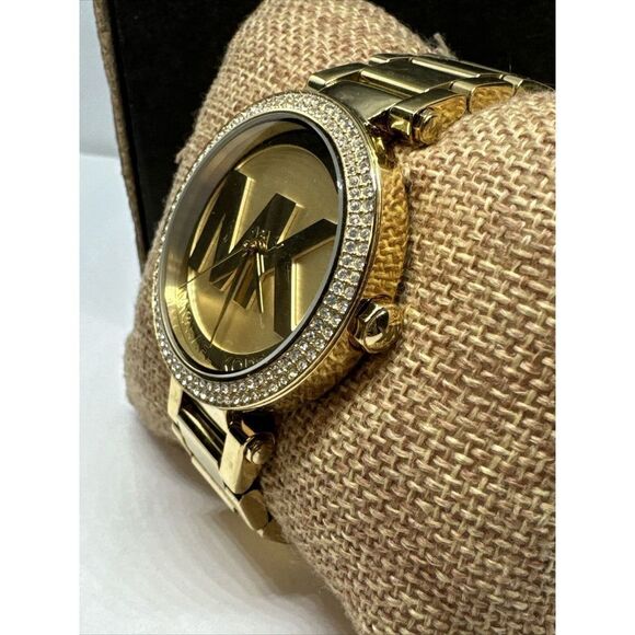 Michael Kors Parker MK5784 Women\'s Gold Stainless Steel Analog Dial Watch JNA218 main image 7